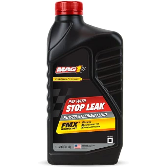 Mag 1 00809 POWER STEERING FLUID W/STOP LEAK - 1 QUART - Image 1